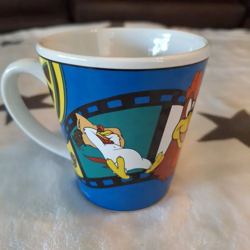 Vintage Looney Tunes‎ GRANDPA Foghorn Leghorn Mug Coffee Cup 1999 Warner Bros